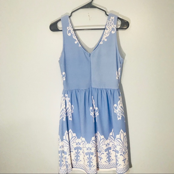 Trac Blue Sleeveless Dress - Picture 4 of 8